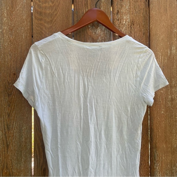 J CREW Women’s Pale Blue Lyocell Round Neck Lightweight Short Sleeve Size Small - Picture 9 of 11